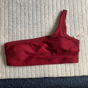 One shoulder bikini top